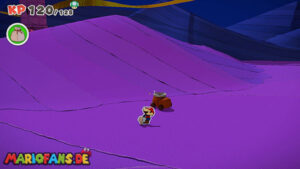 Scorching Sandpaper Desert — Paper Mario: The Origami King walkthrough screenshot