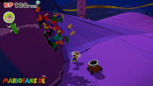 Scorching Sandpaper Desert — Paper Mario: The Origami King walkthrough screenshot