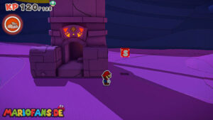 Scorching Sandpaper Desert — Paper Mario: The Origami King walkthrough screenshot