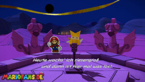 Scorching Sandpaper Desert — Paper Mario: The Origami King walkthrough screenshot