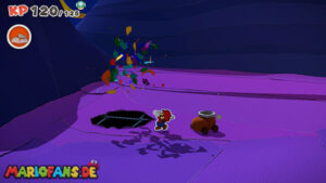 Scorching Sandpaper Desert — Paper Mario: The Origami King walkthrough screenshot