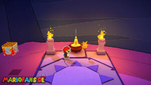 Scorching Sandpaper Desert — Paper Mario: The Origami King walkthrough screenshot