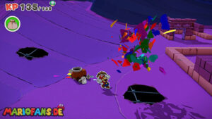 Scorching Sandpaper Desert — Paper Mario: The Origami King walkthrough screenshot