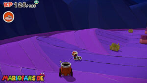 Scorching Sandpaper East — Paper Mario: The Origami King walkthrough screenshot