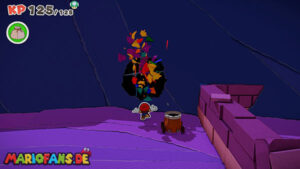 Scorching Sandpaper East — Paper Mario: The Origami King walkthrough screenshot