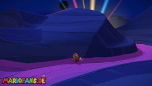 Scorching Sandpaper Minor — Paper Mario: The Origami King walkthrough screenshot