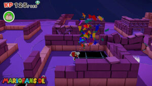 Scorching Sandpaper East — Paper Mario: The Origami King walkthrough screenshot