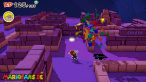 Scorching Sandpaper East — Paper Mario: The Origami King walkthrough screenshot