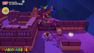 Scorching Sandpaper East — Paper Mario: The Origami King walkthrough screenshot