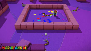 Scorching Sandpaper East — Paper Mario: The Origami King walkthrough screenshot