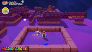 Scorching Sandpaper East — Paper Mario: The Origami King walkthrough screenshot