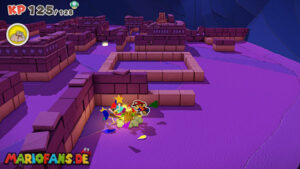 Scorching Sandpaper East — Paper Mario: The Origami King walkthrough screenshot