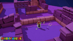 Scorching Sandpaper East — Paper Mario: The Origami King walkthrough screenshot