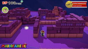 Scorching Sandpaper East — Paper Mario: The Origami King walkthrough screenshot