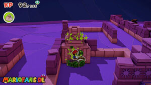 Scorching Sandpaper East — Paper Mario: The Origami King walkthrough screenshot