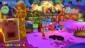 Snif City — Paper Mario: The Origami King walkthrough screenshot