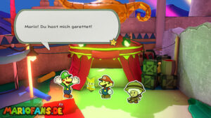 Snif City — Paper Mario: The Origami King walkthrough screenshot