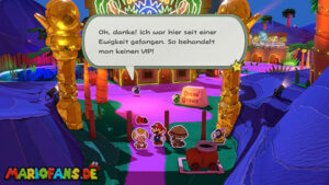 Snif City — Paper Mario: The Origami King walkthrough screenshot