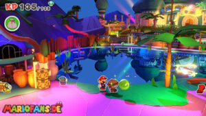 Scorching Sandpaper Far West — Paper Mario: The Origami King walkthrough screenshot