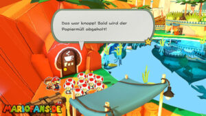 Snif City — Paper Mario: The Origami King walkthrough screenshot