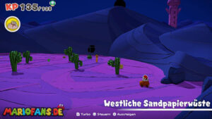 Scorching Sandpaper West — Paper Mario: The Origami King walkthrough screenshot