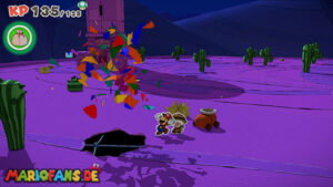 Scorching Sandpaper West — Paper Mario: The Origami King walkthrough screenshot