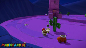 Scorching Sandpaper West — Paper Mario: The Origami King walkthrough screenshot