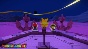 Fire Vellumental Cave — Paper Mario: The Origami King walkthrough screenshot