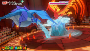 Fire Vellumental Cave — Paper Mario: The Origami King walkthrough screenshot