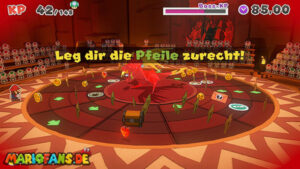Fire Vellumental Cave — Paper Mario: The Origami King walkthrough screenshot