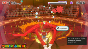 Fire Vellumental Cave — Paper Mario: The Origami King walkthrough screenshot