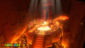 Fire Vellumental Cave — Paper Mario: The Origami King walkthrough screenshot