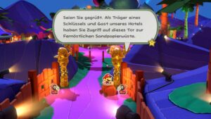 Scorching Sandpaper Far West — Paper Mario: The Origami King walkthrough screenshot