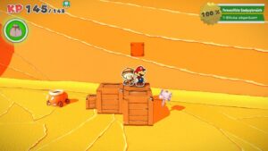Scorching Sandpaper Far West — Paper Mario: The Origami King walkthrough screenshot