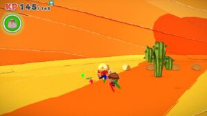 Scorching Sandpaper Far West — Paper Mario: The Origami King walkthrough screenshot