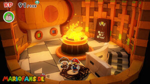 Scorching Sandpaper Far East — Paper Mario: The Origami King walkthrough screenshot