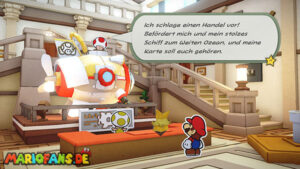 The Great Sea — Paper Mario: The Origami King walkthrough screenshot