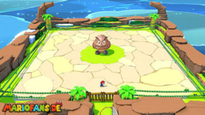 Scuffle Island — Paper Mario: The Origami King walkthrough screenshot