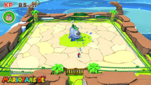 Scuffle Island — Paper Mario: The Origami King walkthrough screenshot