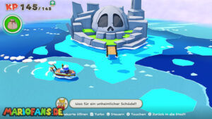 Bonehead Island — Paper Mario: The Origami King walkthrough screenshot