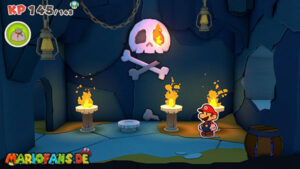 Bonehead Island — Paper Mario: The Origami King walkthrough screenshot