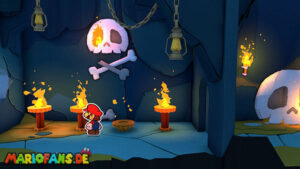 Bonehead Island — Paper Mario: The Origami King walkthrough screenshot