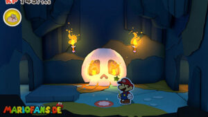 Bonehead Island — Paper Mario: The Origami King walkthrough screenshot