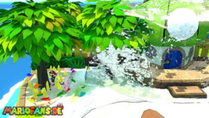 Mushroom Island — Paper Mario: The Origami King walkthrough screenshot