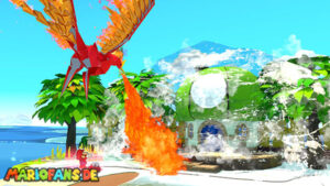 Mushroom Island — Paper Mario: The Origami King walkthrough screenshot