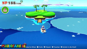 Club Island — Paper Mario: The Origami King walkthrough screenshot