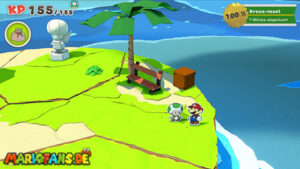 Club Island — Paper Mario: The Origami King walkthrough screenshot