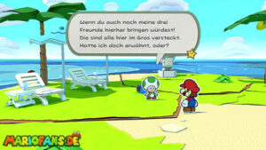 Club Island — Paper Mario: The Origami King walkthrough screenshot