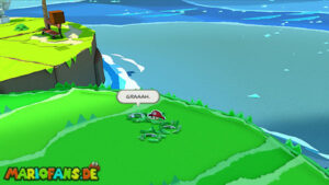 Club Island — Paper Mario: The Origami King walkthrough screenshot