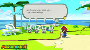 Club Island — Paper Mario: The Origami King walkthrough screenshot